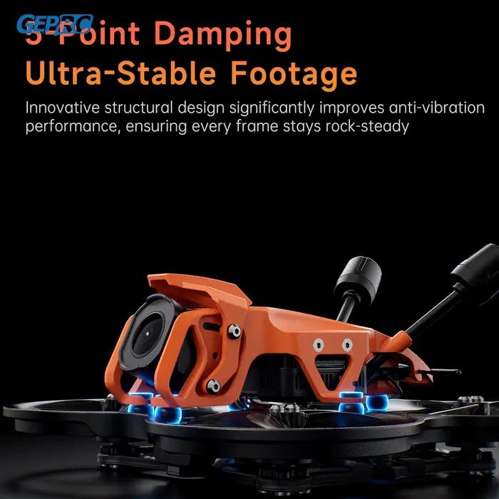 GEPRC DarkStar22 FPV Quadcopter O4 unité aérienne PRO /WTFPV SPEEDX2 1104 7500KV TAKER F405 ELRS2.4 AIO Orange gris RC Drone Freestyle