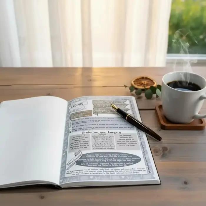 Guide d'étude biblique pour débutants, journal dévotionnel de 66 pages avec citations bibliques quotidiennes, réflexions sur la prière et plan d'étude annuel