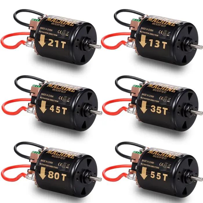 DSPOWER 540 moteur brossé étanche 13T 21T 35T 45T 55T 80T pour 1/10 RC voiture chenille axiale SCX10 90046 Traxxas TRX4 Redcat Gen8
