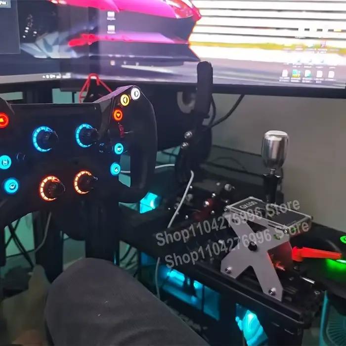 Fourche de changement de vitesse double mode pour voiture de course simulée, levier de vitesse séquentiel deux en un pour FANATEC Thrustmaster Logitech