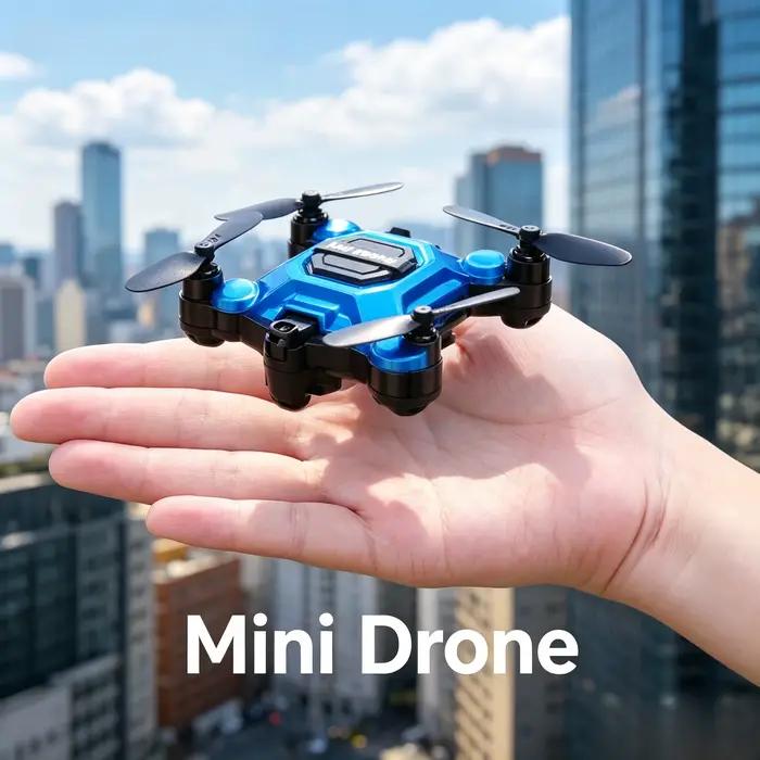 Mini drone anti-moustiques pliable avec caméra aérienne