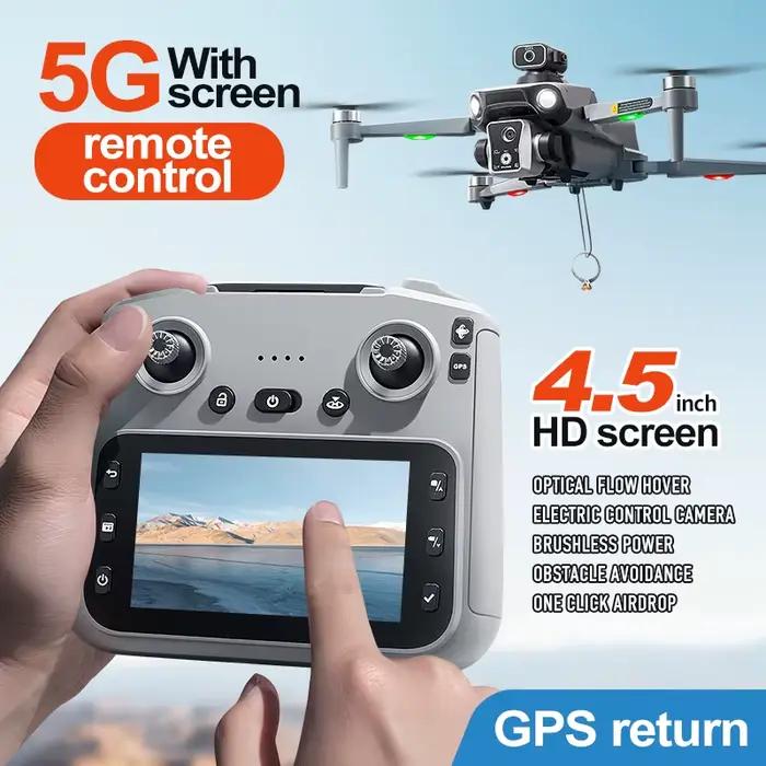 2025 K19 MAX GPS Drone pêche goutte d'air automatique retournement 5G écran évitement d'obstacles
