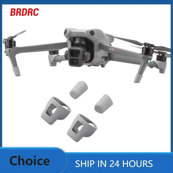Tapis de train d'atterrissage en silicone souple pour DJI AIR 3/Air 3S Drone Corps Support Jambe Anti-usure Protection Pied Couverture Garde Support Accessoires Occasions Spéciales