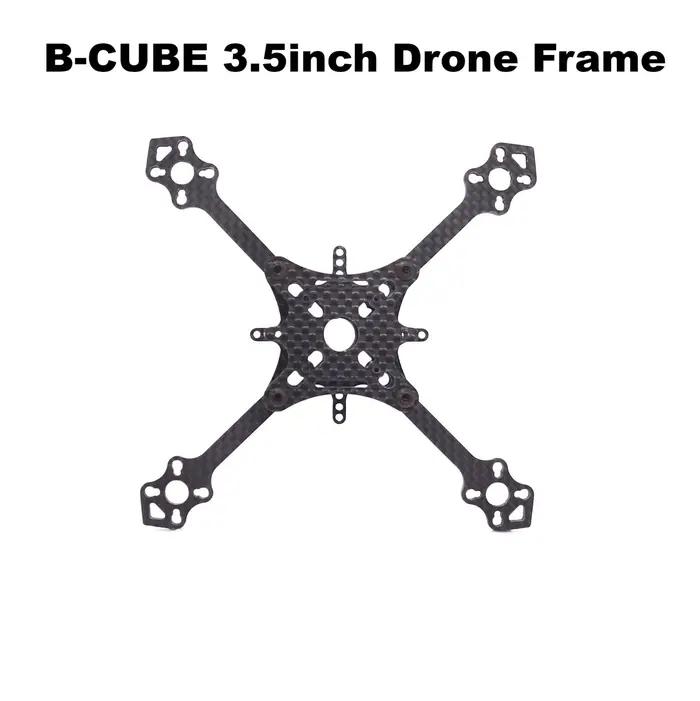 B-CUBE 3.5 pouces FPVDrone cadre Kit Fiber de carbone course Drone quadrirotor Freestyle INAV Beatflight F722Ardupilot PX4Flight Control