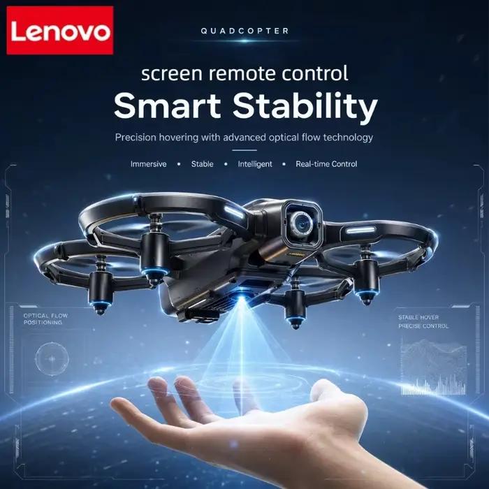 Lenovo Drone 8K Aerial HD Intelligent Avoiding Obstacle with Larger Screen Remote Control Folding Brushless Power GPS
