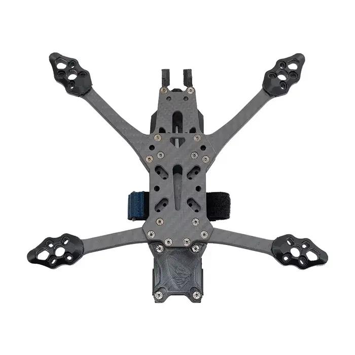 Drone de course FPV HawkSpeed SEAS HARKS DC avec cadre de 5 pouces, bras de 6 mm et hélices de 5 pouces pour passionnés de vol et photographes aériens