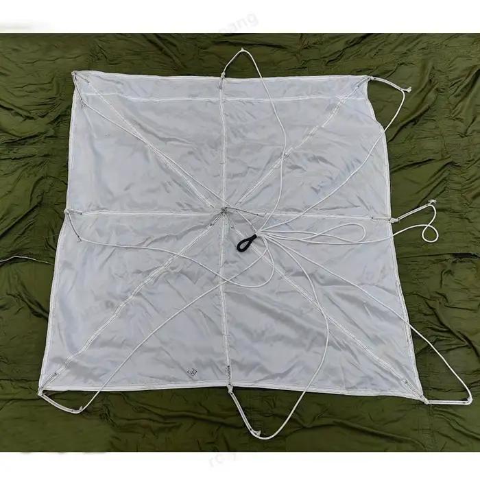 1 pièces modèle de Drone RC Dia 0.8 mètres 1 mètre tissu de Parachute de forme ronde pour enfants jouets