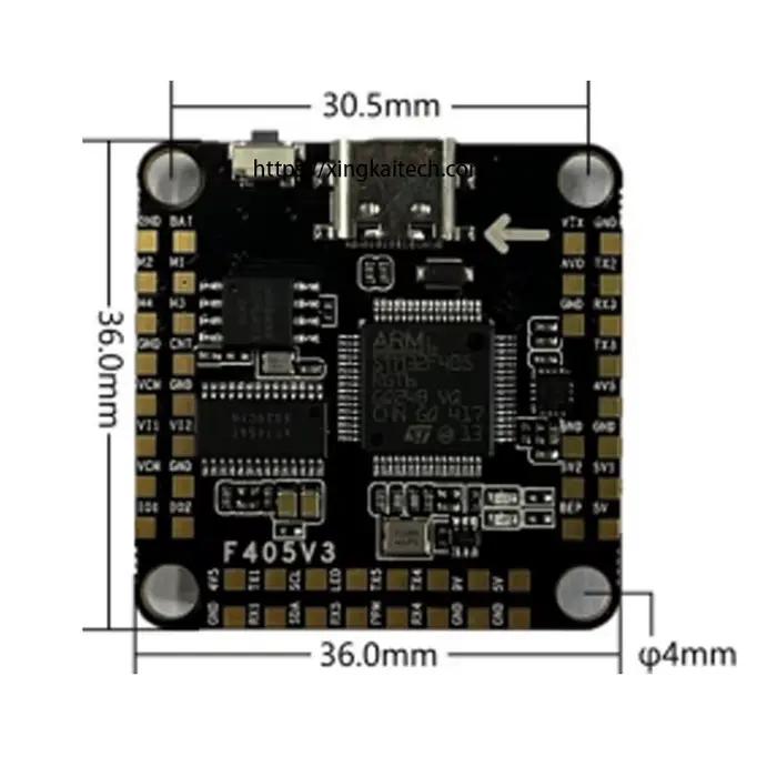 Drone F405 V3 3-6S 30X30 FC & BLHELIS 50A ESC FPV pile BMP280