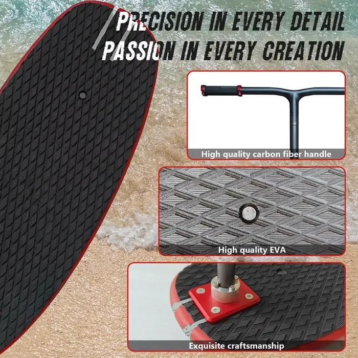 Vente directe d'usine : Planche rigide en fibre de carbone rouge de 95 cm
