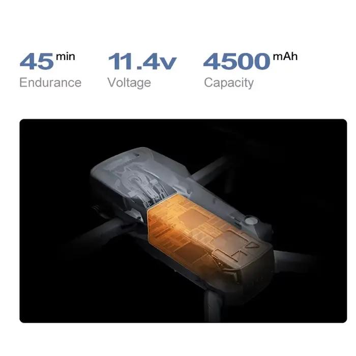 Batterie li-poly pour drone D12 Rc, 11.4V, 4500mAh, pour drone GPS D12