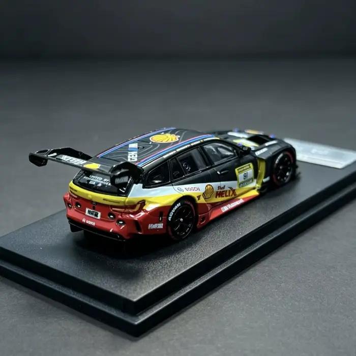 1:64, M3toring Shell Racing Nürburgring 24-Hour Endurance Race, modèle de voiture miniature en alliage moulé sous pression, objet décoratif pour adultes