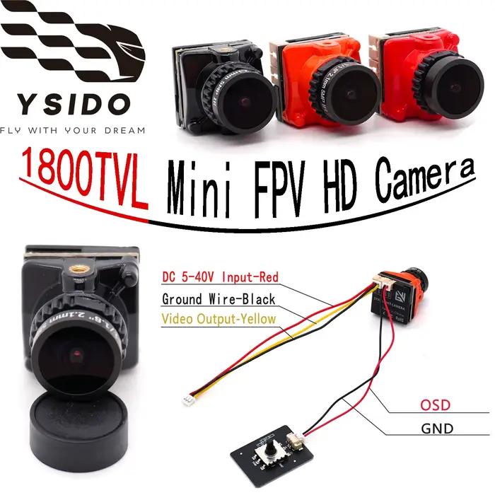 RC FPV Drone course caméra HD 1/1.8 "1800TVL Mini