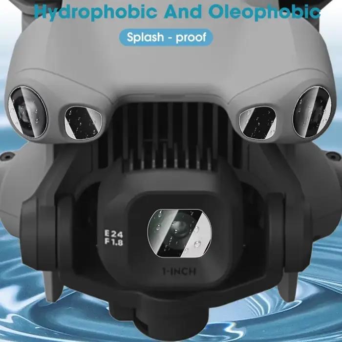 Ensemble de protection en verre trempé pour DJI Mini 5 Pro 3 pièces antirayures pour drone occasionnel et professionnel