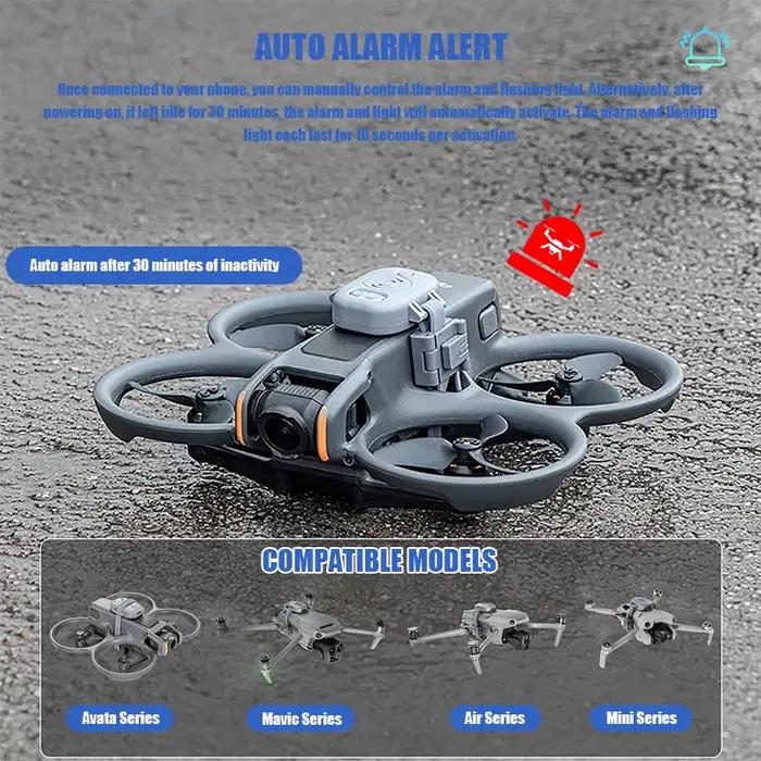 Accessoire de sécurité GPS pour drone DJI Mini 4 Pro Air 3S Avata 2 Mavic 3 Pro buzzer d'alarme tracker localisation