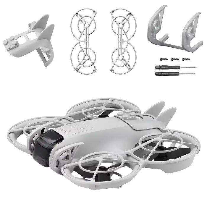 MYOBO pour DJI Neo Kit de protection cardan pare-chocs palette protecteur caméra garde queue de vol pour DJI Neo Drone accessoires décoratifs