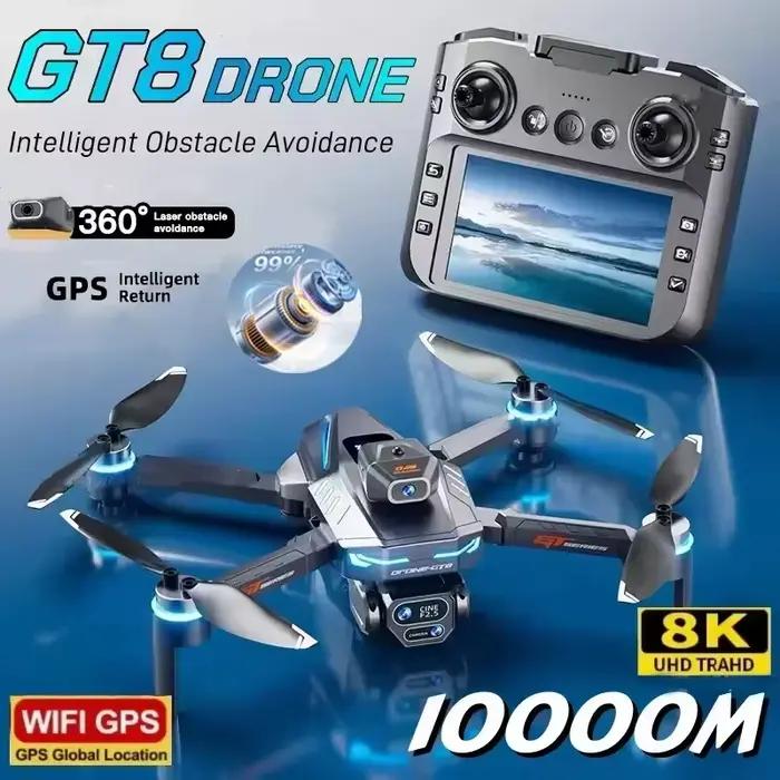 Nouveau Drone GT8 2026 avec Caméra HD 8K