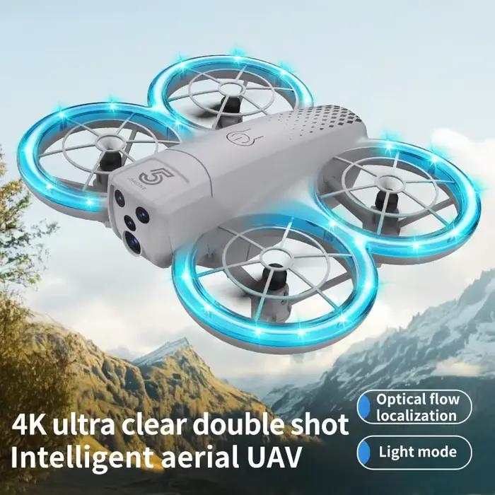 Mini Drones jouets pour enfants 2.4G quadrirotor Rc avec caméra Drone de course télécommande avion LED lumières Rc