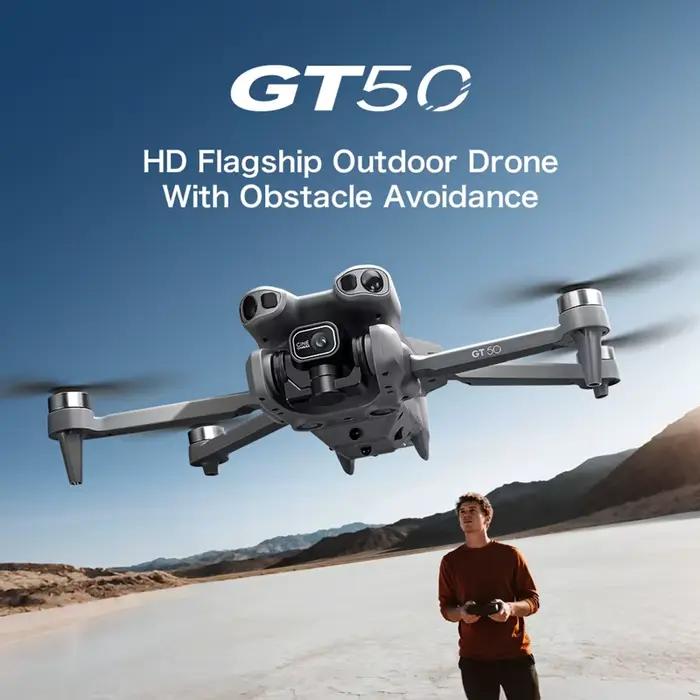 Pour Xiaomi GT50 Drone 4.3 pouces écran télécommande 8K léger pliable GPS quadrirotor enfant jouet pour débutant adultes voyage