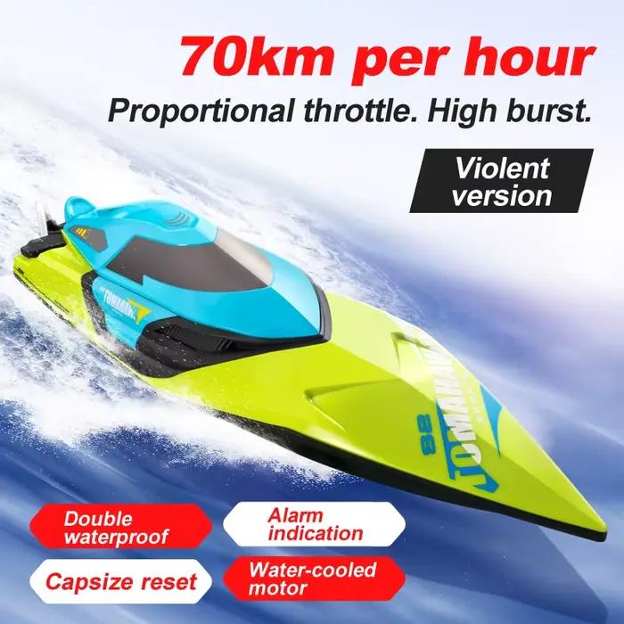 S2 RC hors-bord bateau 50 KM/H haute puissance télécommande professionnelle