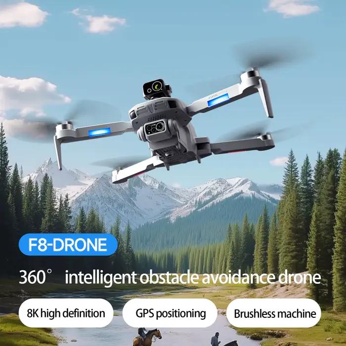 Nouveau F8 PRO MAX GPS Drone professionnel 8K HD double caméra écran d'affichage 5G Wifi FPV