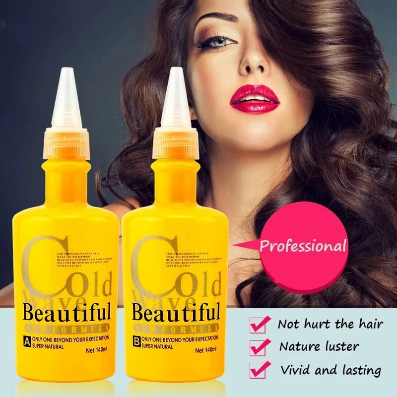 120ml x 2 pièces – Lotion permanente pour cheveux ondulés, crème de permanente à froid pour texture