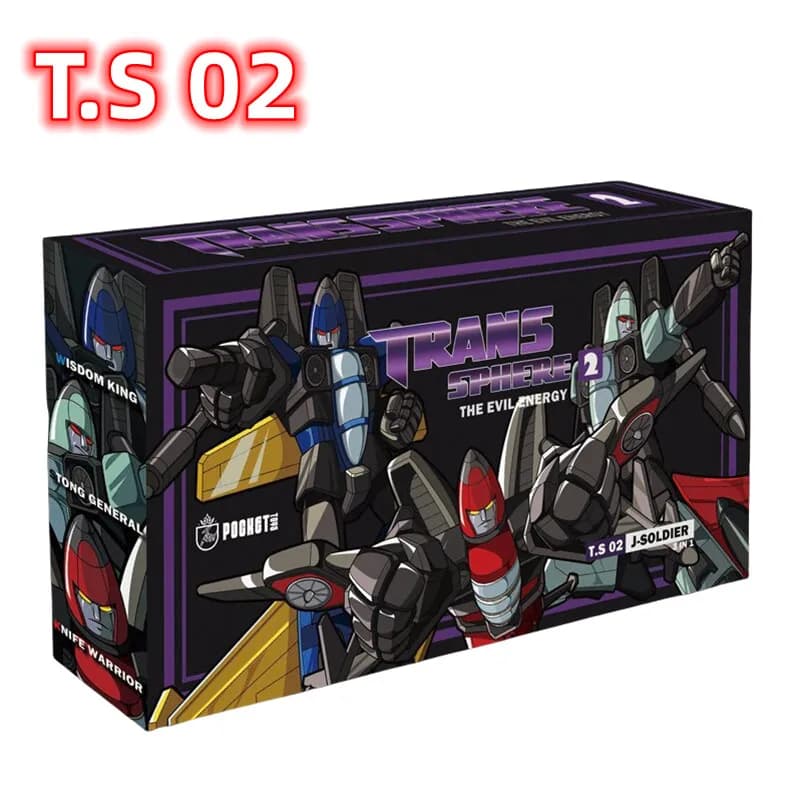 Figurines d'action transformables Starscream Skywarp Thundercracker Ramjet Dirge Thrust - Jouets de