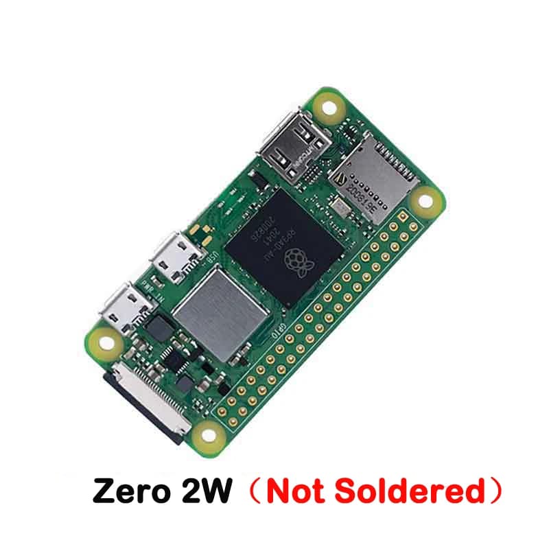 Raspberry Pi Zero 2 W carte de développement PI0 2W avec étui Bluetooth BLE/WiFi 1GHz CPU 512 mo de