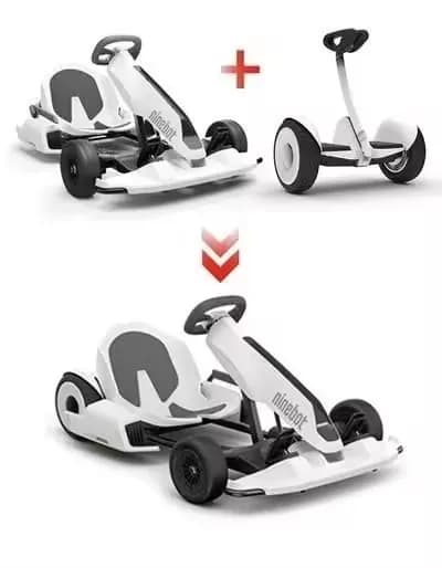 Kit Go Kart électrique 2 avec Scooter électrique Ninebot S pour adultes et enfants, Go Karts de cour