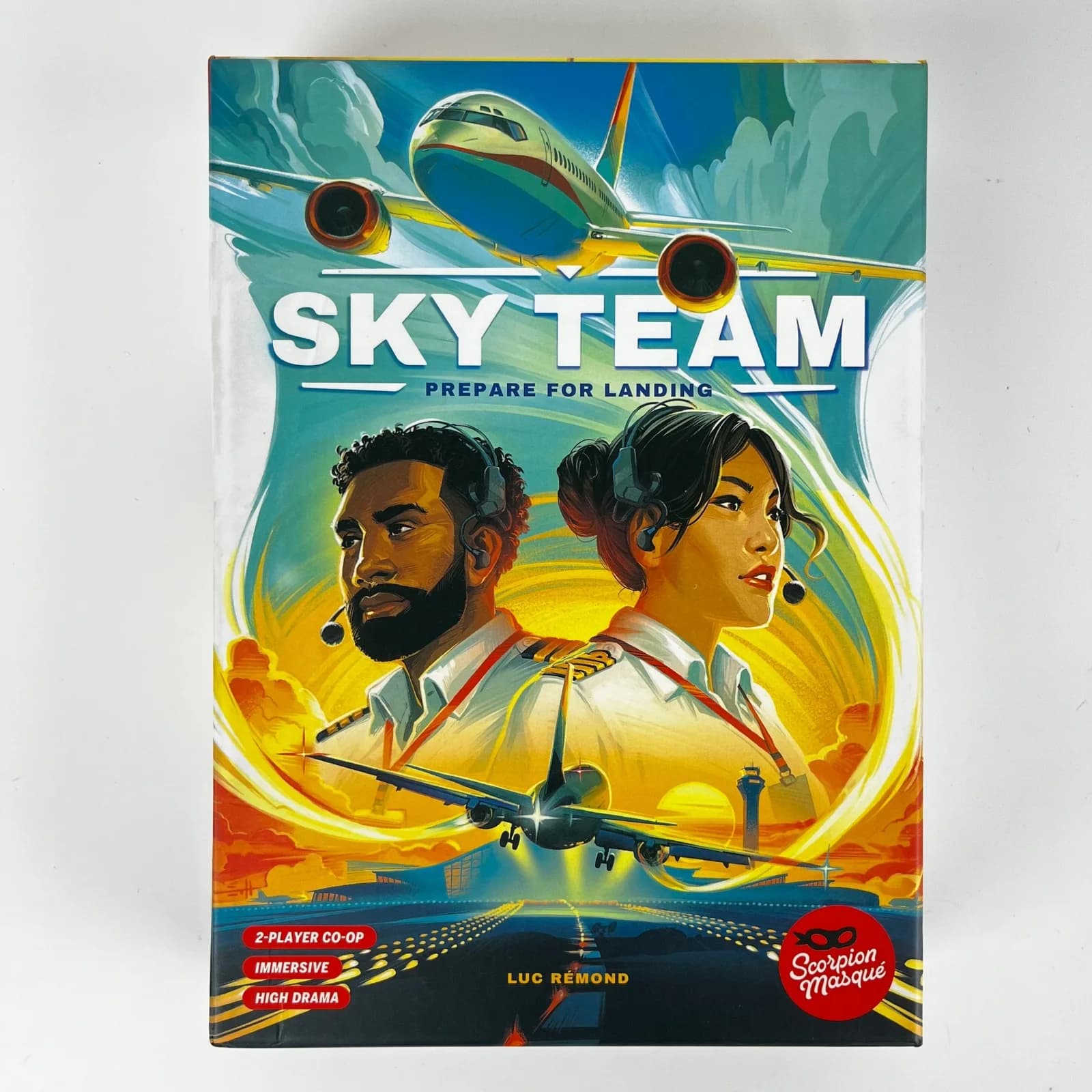 Scorpion Masqué, Sky Team, jeu de société | Jeu de co-op | 10 ans et plus | 2 joueurs | 20 m