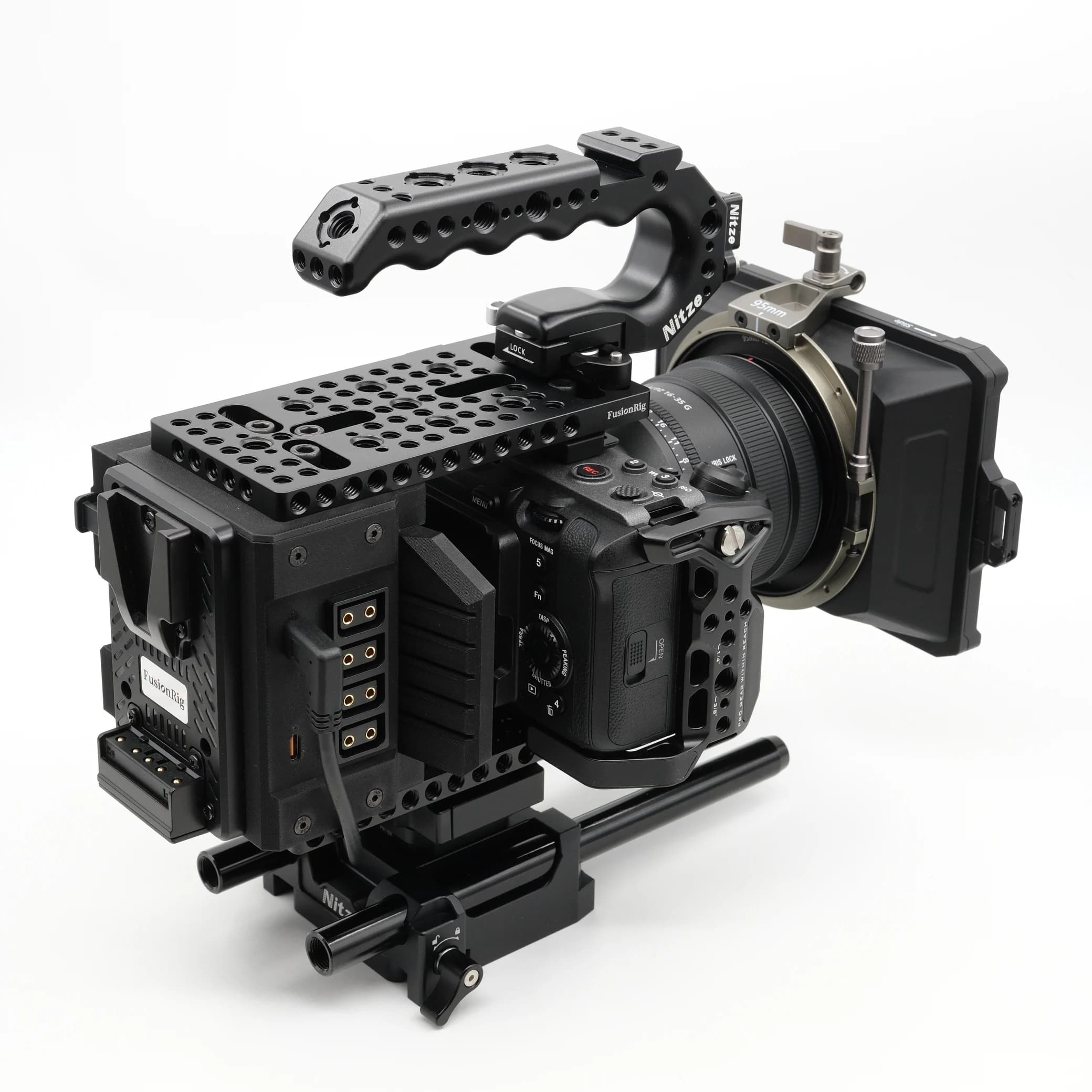 Module d'extension de cage pour caméra FusionRig pour Sony FX3/FX30 cineback
