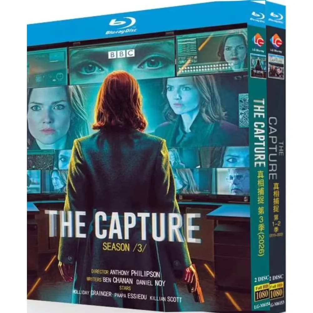 La Série Capture Saisons 1-3 Coffret Blu-ray 4 disques toutes régions, neuf, audio : anglais