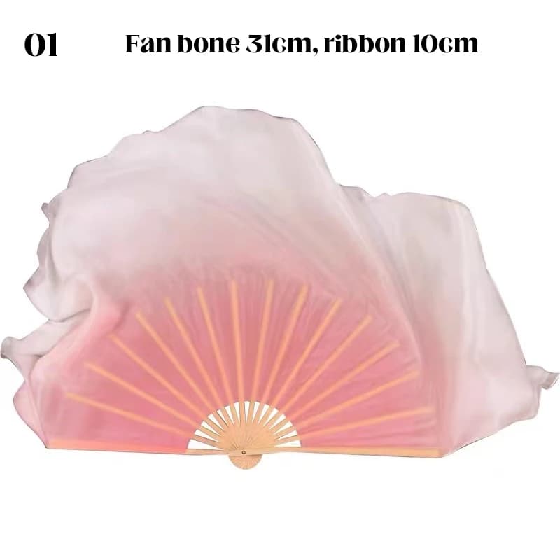 Grand ventilateur de danse classique chinois, injGradient, double face, rose, pliant, spectacle, pra