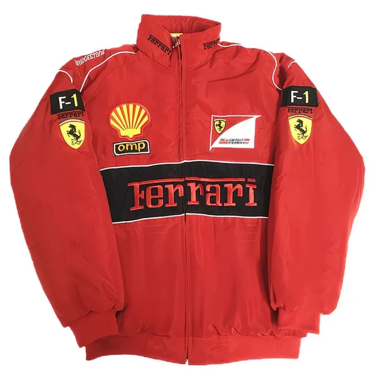 Ferrari F1 veste de course de moto brodée de Style mince pour Ferrari F1 F8 F80 SF90 Stradale SF90Sp