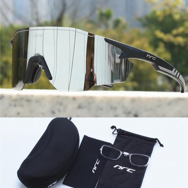 NRC lunettes de soleil de cyclisme avec boîte TR90 Sports de plein air lunettes de vélo vtt VTT pêch