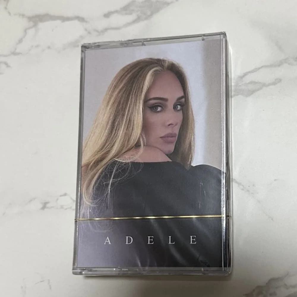 Cassette audio neuve scellée Adele Classic Pop Ballads avec livre de paroles, audio vintage