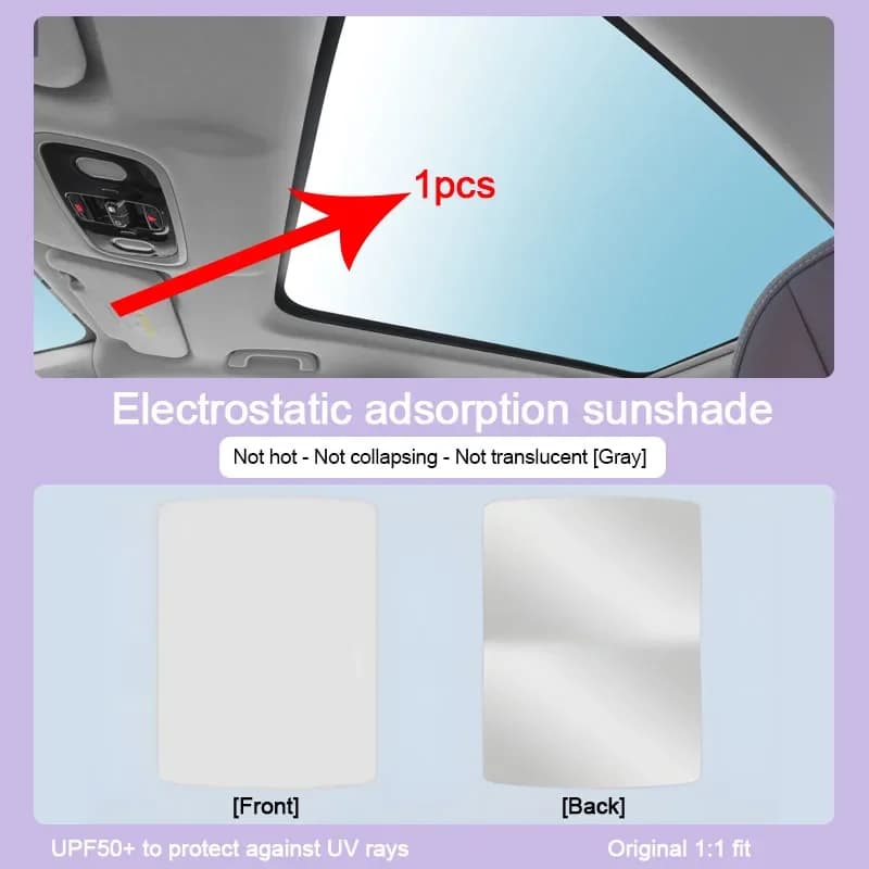 Pare-soleil de toit de voiture pour Polestar 2, toit ouvrant 2020 2021 2022 2023 2024, Adsorption él