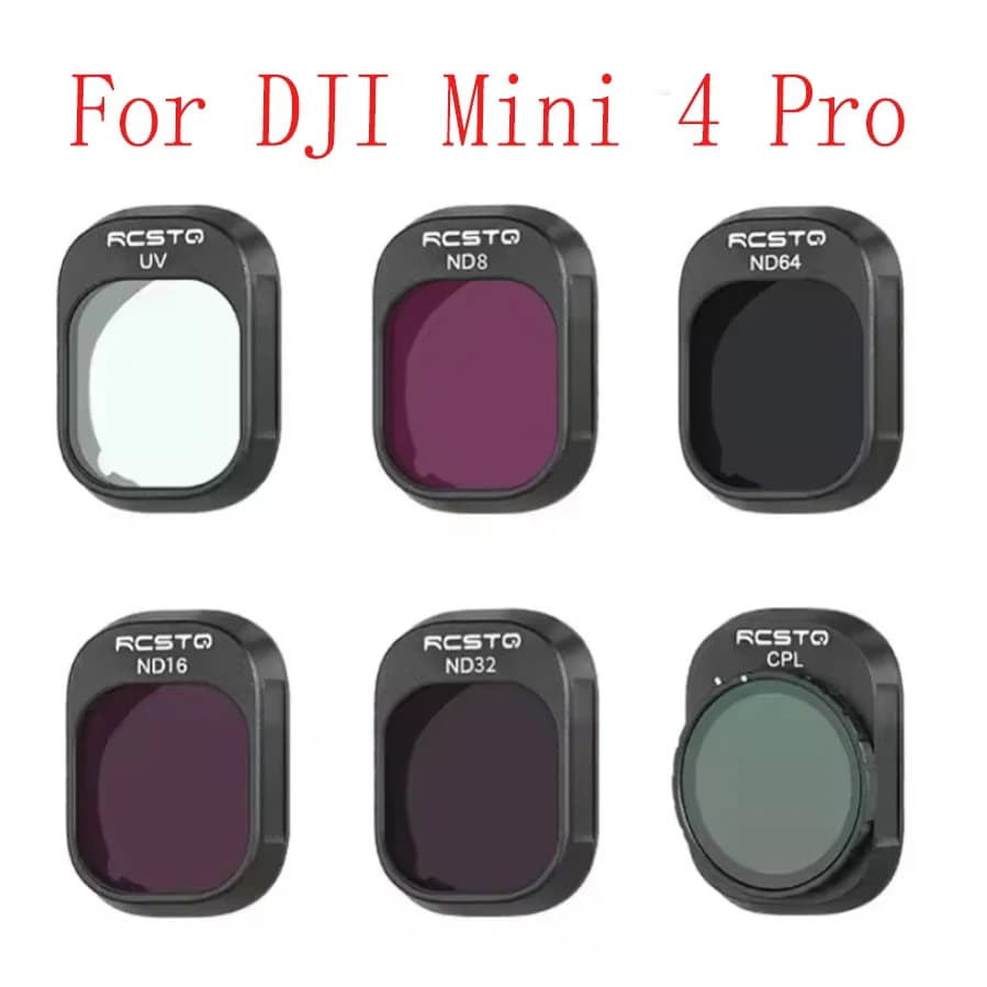 Filtre ND pour caméra de drone DJI Mini 4 Pro, ensemble de filtres UV CPL ND8 ND16 ND32 ND64 ND/PL pour accessoires DJI Mini 4 Pro