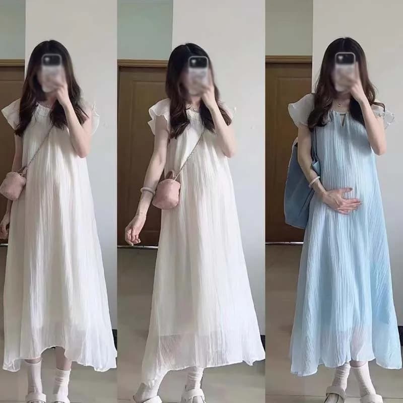 Robe d'été décontractée pour femmes enceintes, nouvelle collection