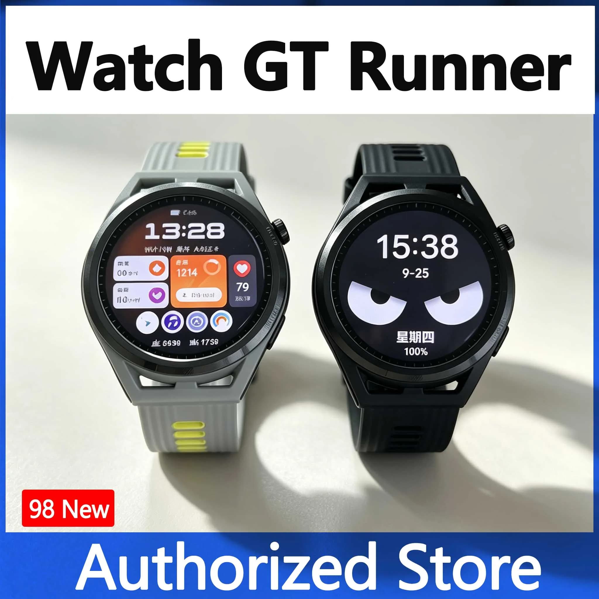 Huawei Watch GT Runner montre intelligente positionnement en cours d'exécution formation personnelle fréquence cardiaque Application de santé paiement NFC