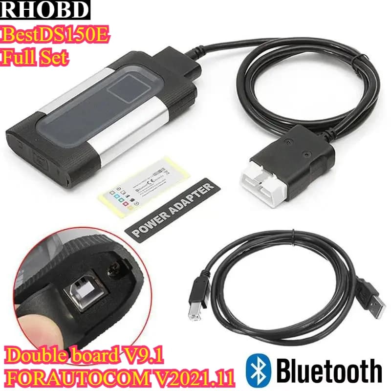 Lecteur de codes OBD2 double boîtier V9.1 V2021.11, outil de diagnostic automobile, lecteur de codes OBDII, vérificateur de moteur pour voitures et camions Tcs cdp pro HOT